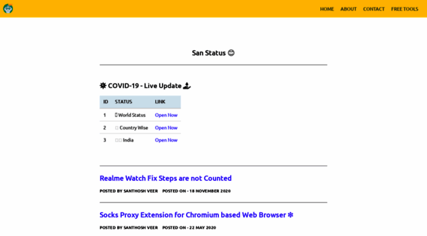 status.santhoshveer.com