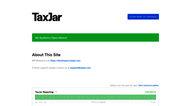 status.taxjar.com