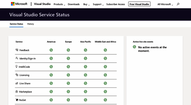 status.visualstudio.microsoft.com