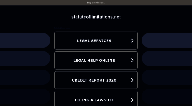 statuteoflimitations.net