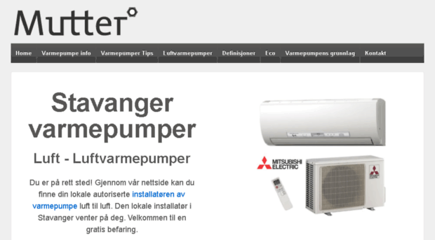 stavanger-varmepumper.no