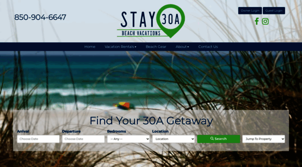 stay30abeachvacations.com