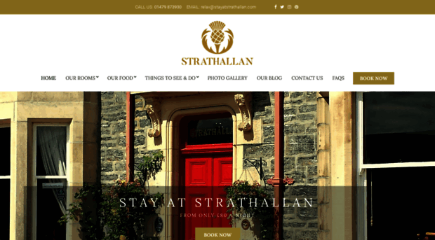 stayatstrathallan.com