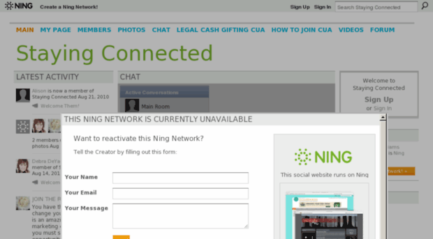 stayingconnected07.ning.com