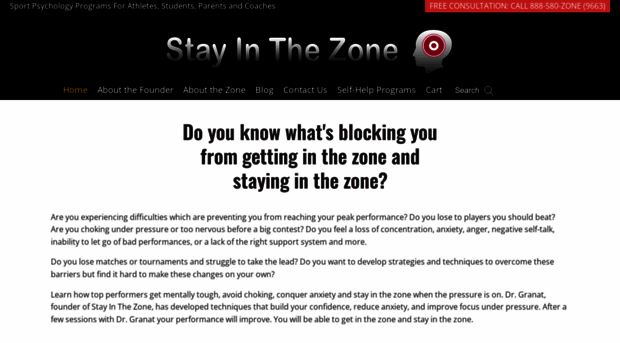 stayinthezone.com