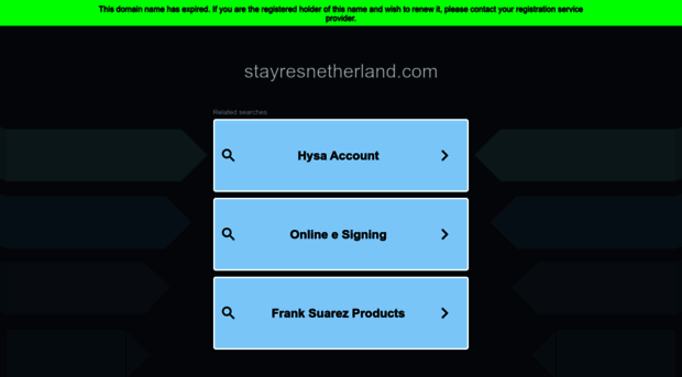 stayresnetherland.com