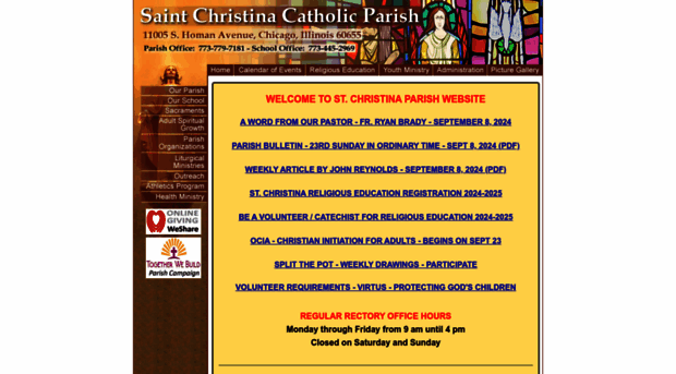 stchristinaparish.org