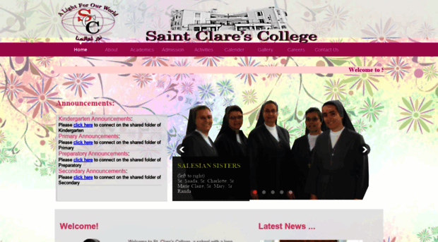 stclarescollege.com