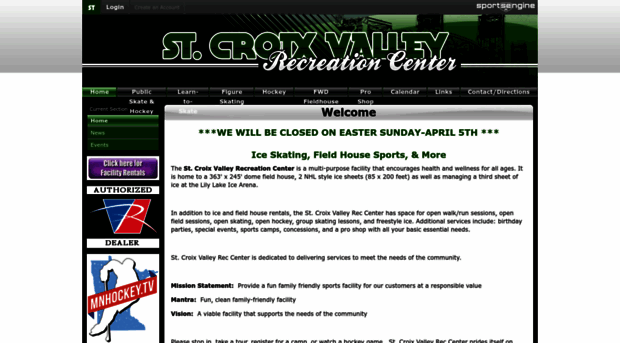 stcroixreccenter.com