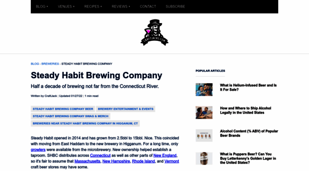 steadyhabitbrewingcompany.com