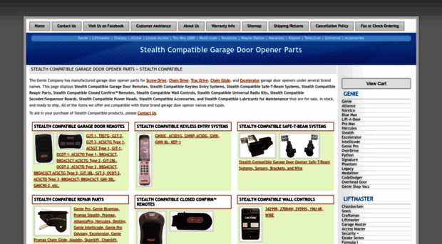 stealth.garage-door-opener-parts.com