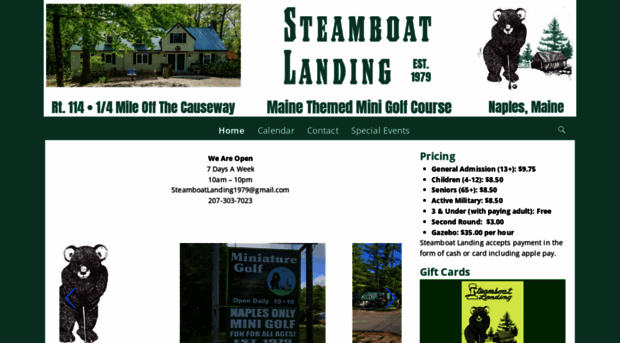 steamboatlandingminigolf.com