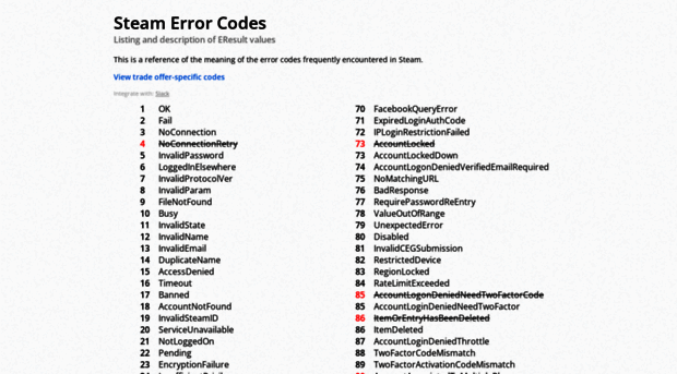 steamerrors.com