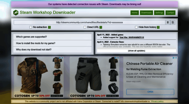workshop downloader steam
