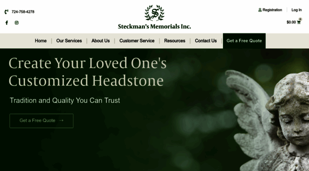steckmansmemorials.com