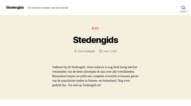 stedengids.nl
