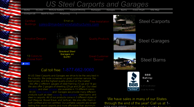 steelcarportsgarages.com