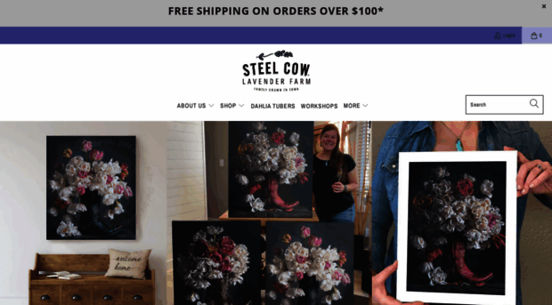 steelcowlavenderfarm.com