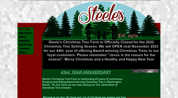 steeleschristmastreefarm.com