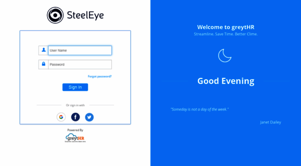 steeleyeindia.greythr.com