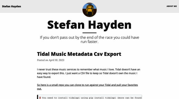 stefanhayden.com