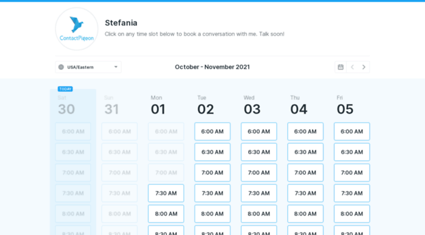 stefania-contactpigeon.youcanbook.me