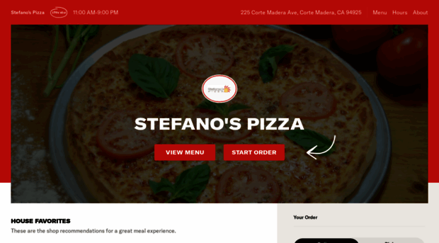 stefanospizzaofcortemadera.com