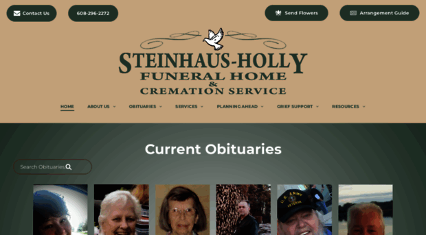 steinhaushollyfuneralhome.com