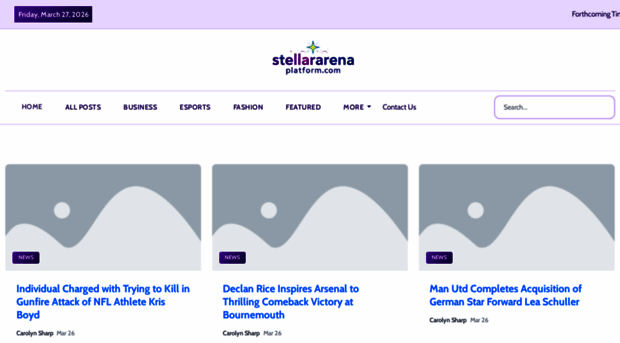 stellararenaplatform.com