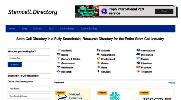 stemcelldirectory.com