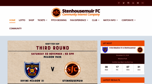 stenhousemuirfc.com