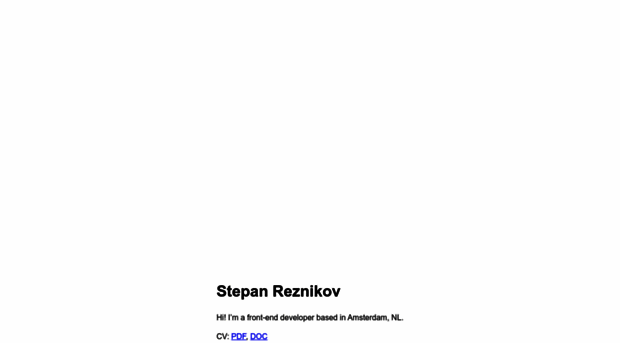 stepanreznikov.com