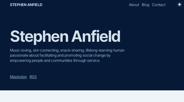 stephenanfield.com