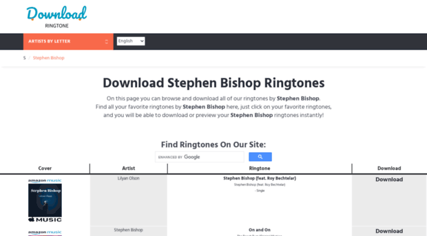 stephenbishop.download-ringtone.com