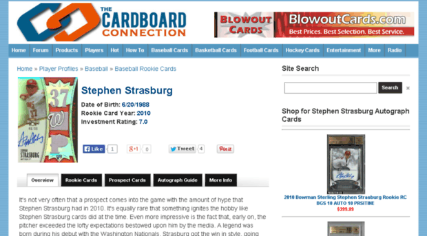 stephenstrasburgbaseballcards.com