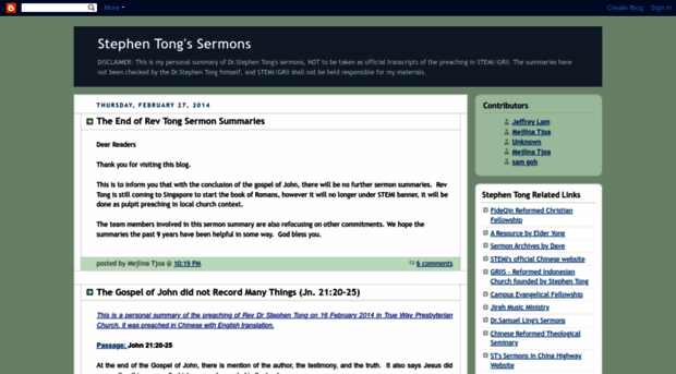 stephentongsermons.blogspot.com