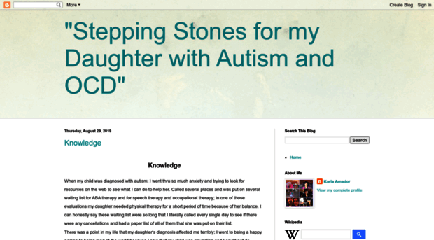 steppingstonesformydaughterwithautism.blogspot.com