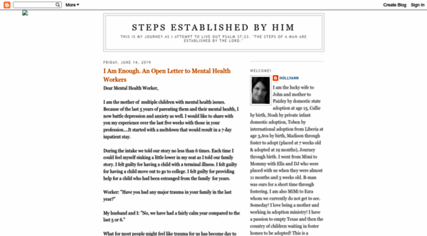 stepsestablishedbyhim.blogspot.com