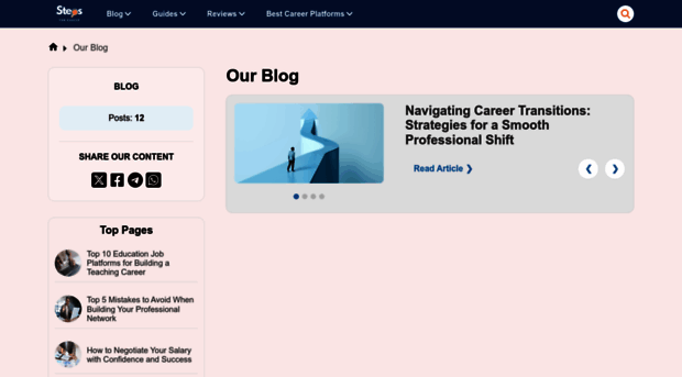 stepsforcareer.com