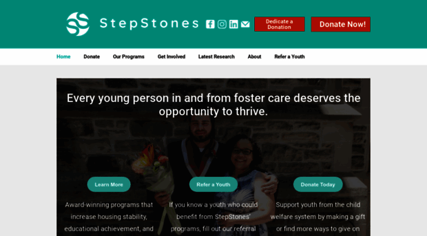 stepstonesforyouth.com