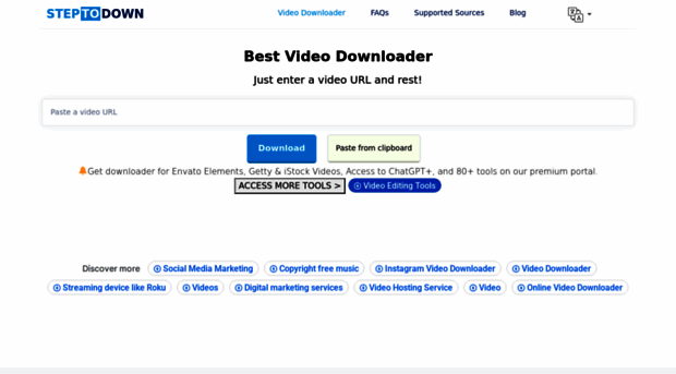 steptodown.com - Video Downloader - Download An... - Steptodown