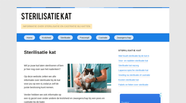 sterilisatiekat.com