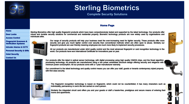 sterlingbiometrics.co.uk