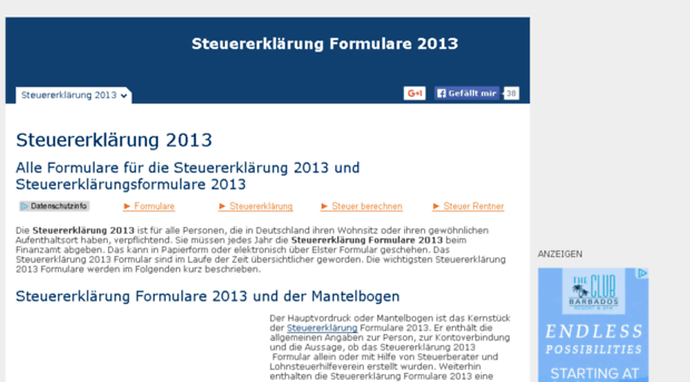 steuererklaerung-formulare-2013.steuererklaerung-aktuell.de
