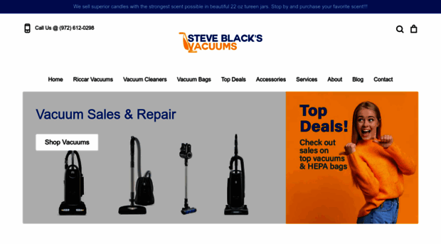 steveblacksvacuums.com