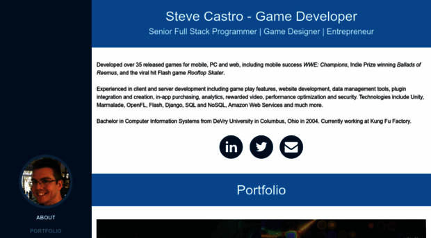 stevecastrogames.com