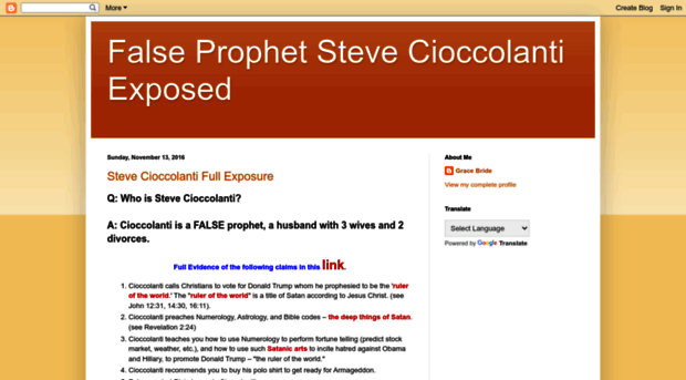 stevecioccolantiwatch.blogspot.com