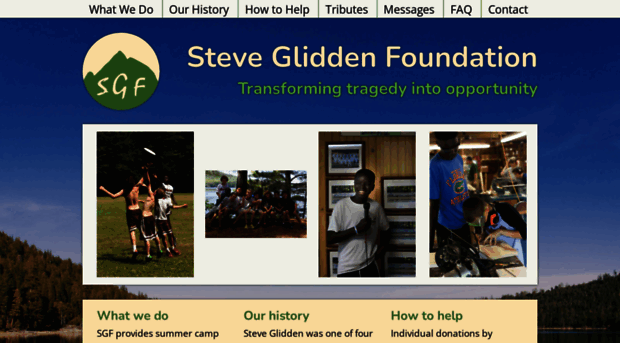 stevegliddenfoundation.org