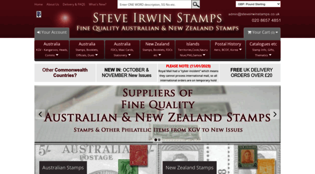 steveirwinstamps.co.uk