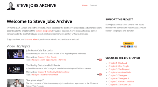 stevejobsarchive.net